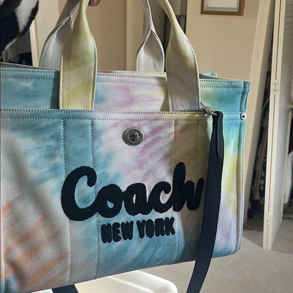 Coach Multicolor Tie-Dye Tote Bag